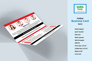 Folded Business Card Vol-2