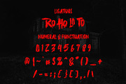 Jeckol Display Horror Brush Font, a Handwritten Font by Maulana Creative (Thumbnail 4 of 7)
