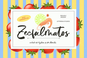 Zecfulmatos Bold Handwritten