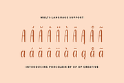 Porcelain Condensed Sans, a Sans Serif Font by Up Up Creative (Thumbnail 8 of 9)
