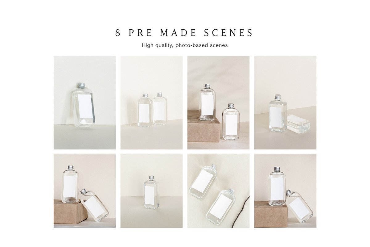MAYA Skincare Bottle Mockup Set, a Packaging Mockup by Cuoco (Photo 11 of 12)