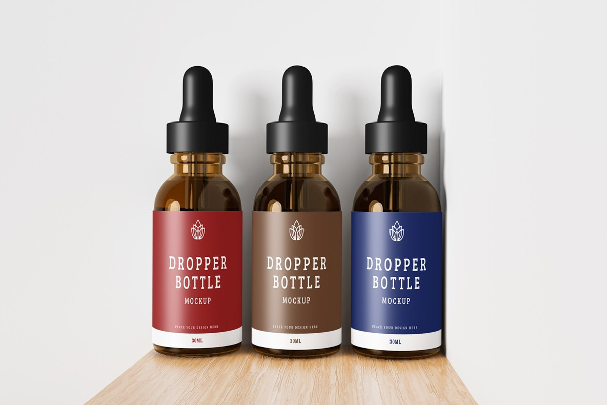 Dropper Bottle Mockup, a Packaging Mockup by AndikaGraphic (Photo 7 of 7)