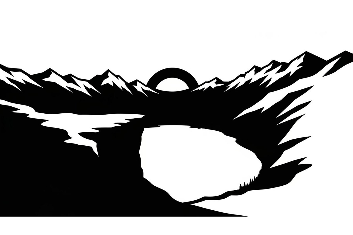Serene Mountain Lake Vista, a Graphic by musafir_fashion (Photo 2 of 14)