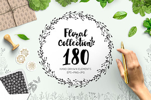 Hand Drawn Floral collection ❀