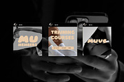 Pilates themed Instagram Template, a Social Media Template by KOLLABO Creatives (Thumbnail 1 of 9)
