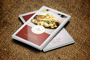 Elegant Food Business Card