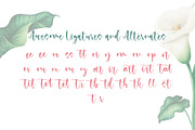 Rossi Mithori - Beautiful, a Script Font by Monoco Type Foundry (Thumbnail 8 of 11)