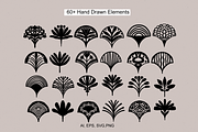 Scallop Motifs and Patterns, a Decorative Illustration by Sweet Fig (Thumbnail 2 of 15)