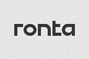 Ronta Elegant Sans Serif, a Sans Serif Font by Artiveko (Thumbnail 1 of 8)