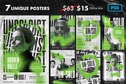Artist Event Poster Templates, a Flyer Template by Bornx Design (Thumbnail 1 of 8)