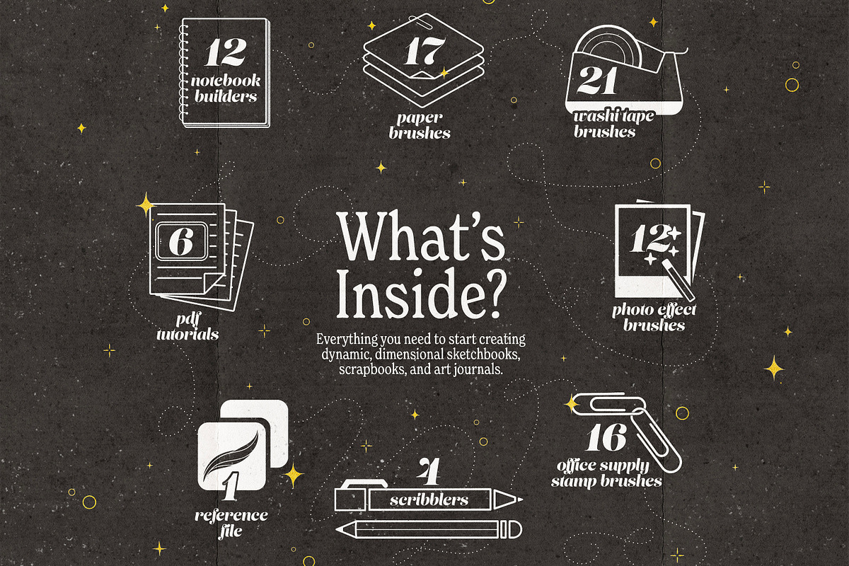 Sketchbook for Procreate, a Brush Add-On by Wooly Pronto (Photo 2 of 11)
