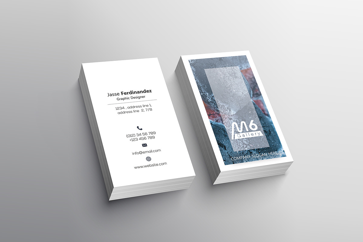Unique 50 Business Card Bundle, a Business Card Template by M6 Gallery (Photo 73 of 151)