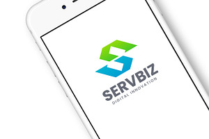 Servbiz I S Letter Logo