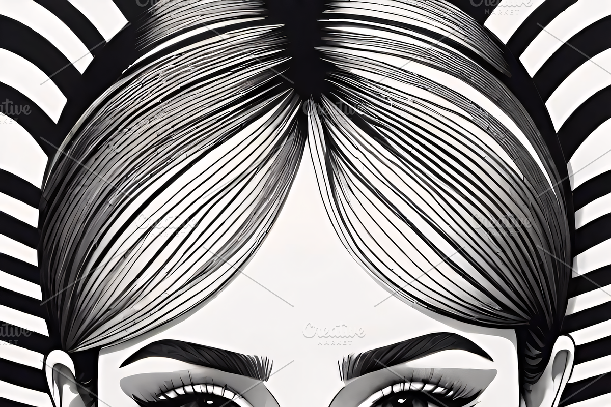 “Graphic Goddess Portraits” bundle, an Illustration by ETARA by Mea Hau (Photo 5 of 6)