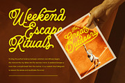 Gold Yard; Vintage Script, a Script Font by Eko Bimantara (Thumbnail 5 of 10)