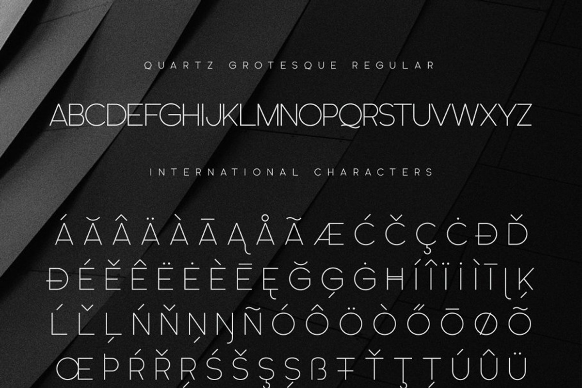 Quartz | A Modern Sans Serif, a Sans Serif Font by Hustle Supply Co. (Photo 2 of 7)