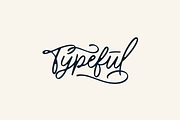 Typeful - Handwritten Script Font, a Script Font by Only Fonts (Thumbnail 1 of 16)