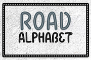 Road Alphabet. Kids Letters SVG, an Illustration by RabbitAndPencil (Thumbnail 1 of 6)