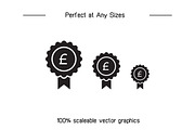Pound Cash Money Icons Set, a Finance Illustration by Designfour (Thumbnail 7 of 7)