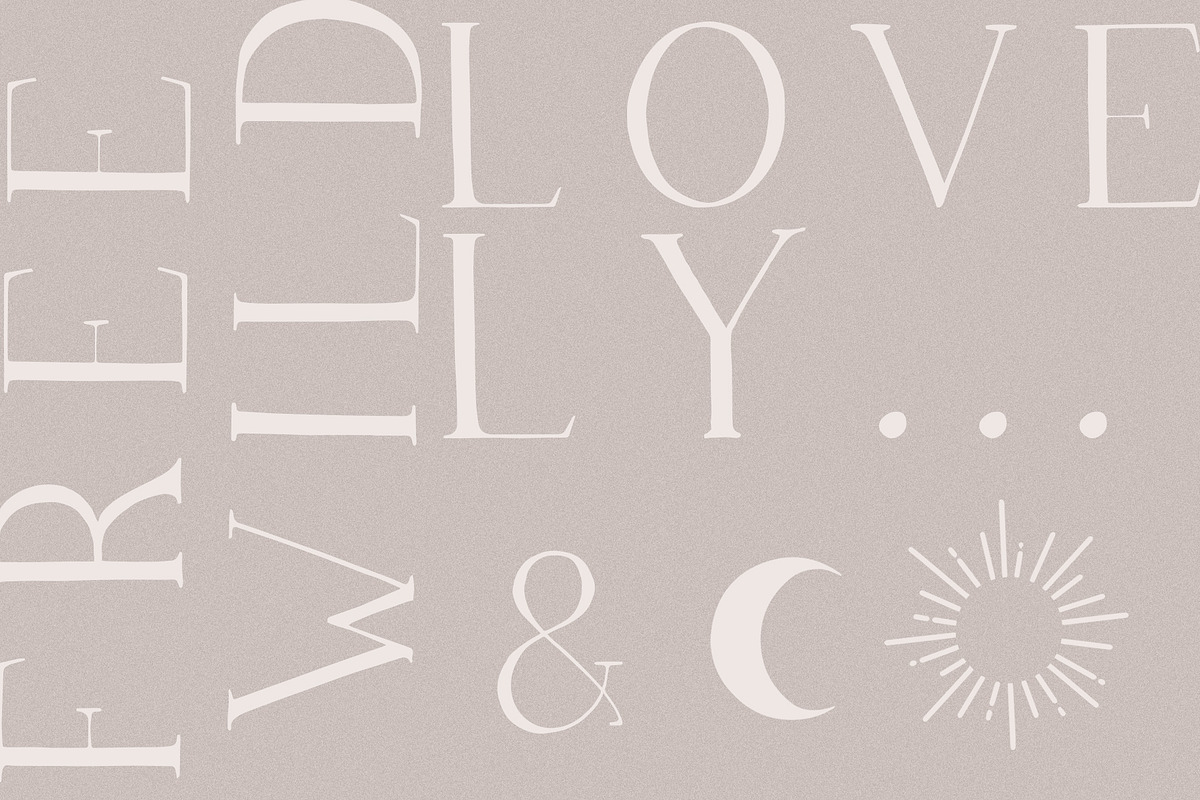 Lunaria - Handmade Serif Font, a Serif Font by Laras Wonderland (Photo 9 of 11)