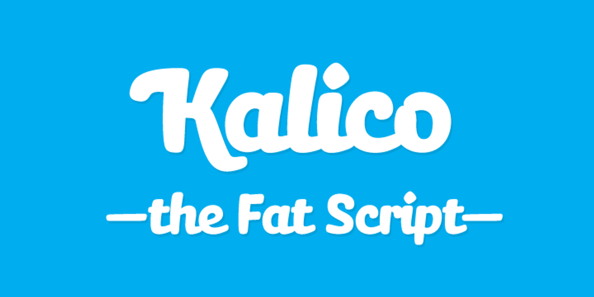 Kalico, a Handwritten Font by Miller Type Foundry