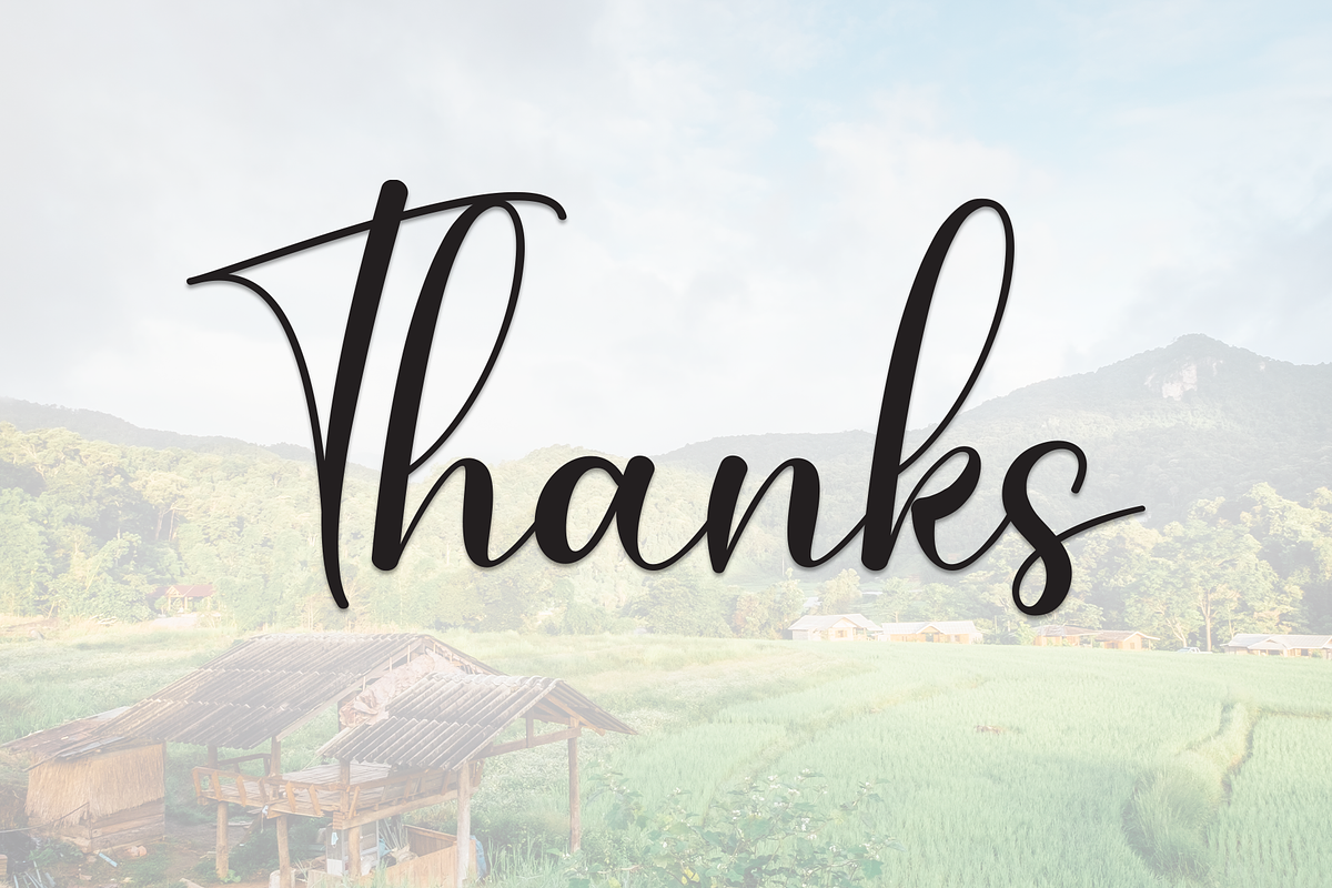 Countryside | Script Font, a Handwritten Font by Scratchones (Photo 8 of 8)