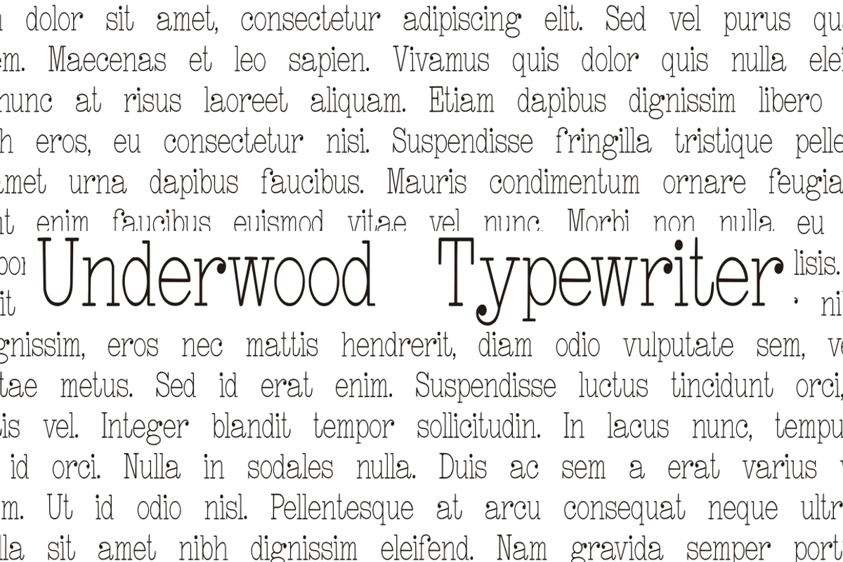 Underwood Typewriter