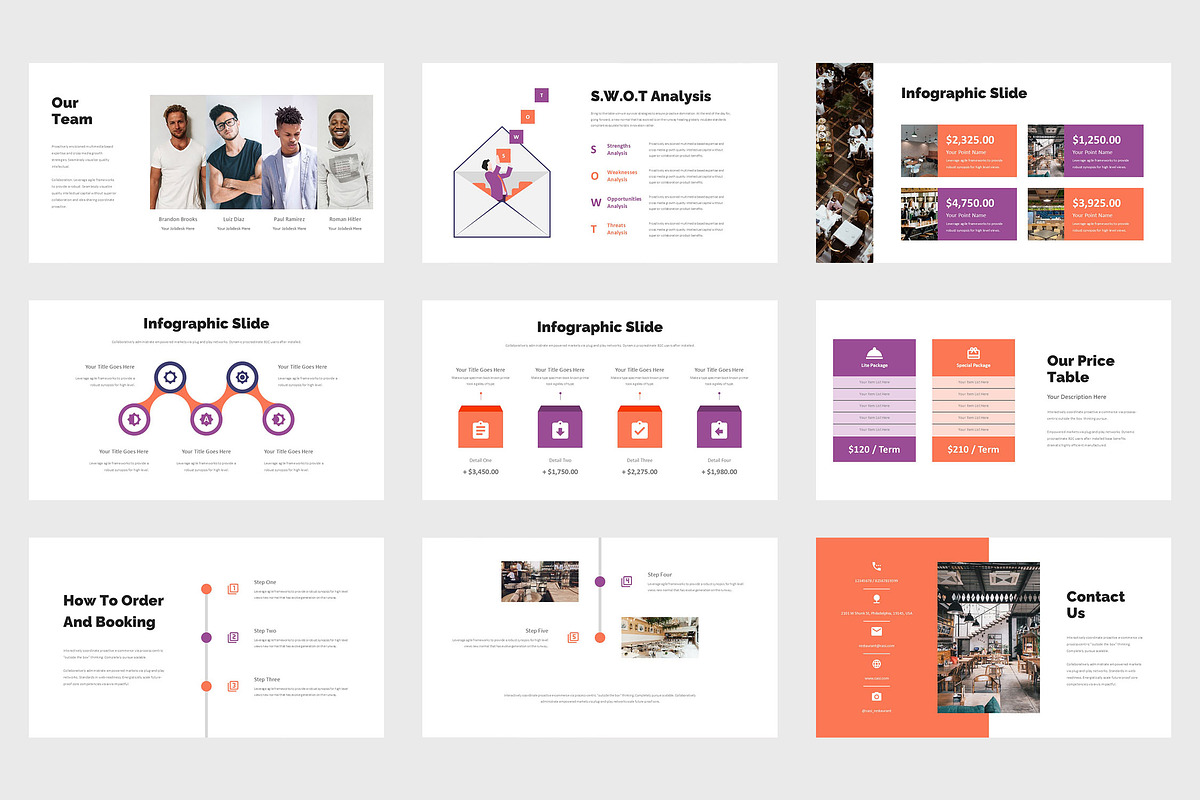 Casi : Food Business Google Slides, a Presentation Template by Punkl Camp (Photo 4 of 9)