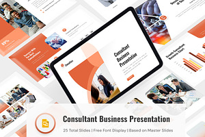 Business Consultant Google Slides, a Presentation Template by Premast