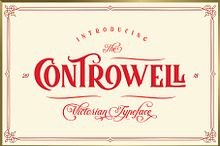 Controwell Victorian Typeface 30%!