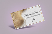 Fashion Hairdresser Business Card, a Business Card Template by Kseniya-Omega (Thumbnail 4 of 4)