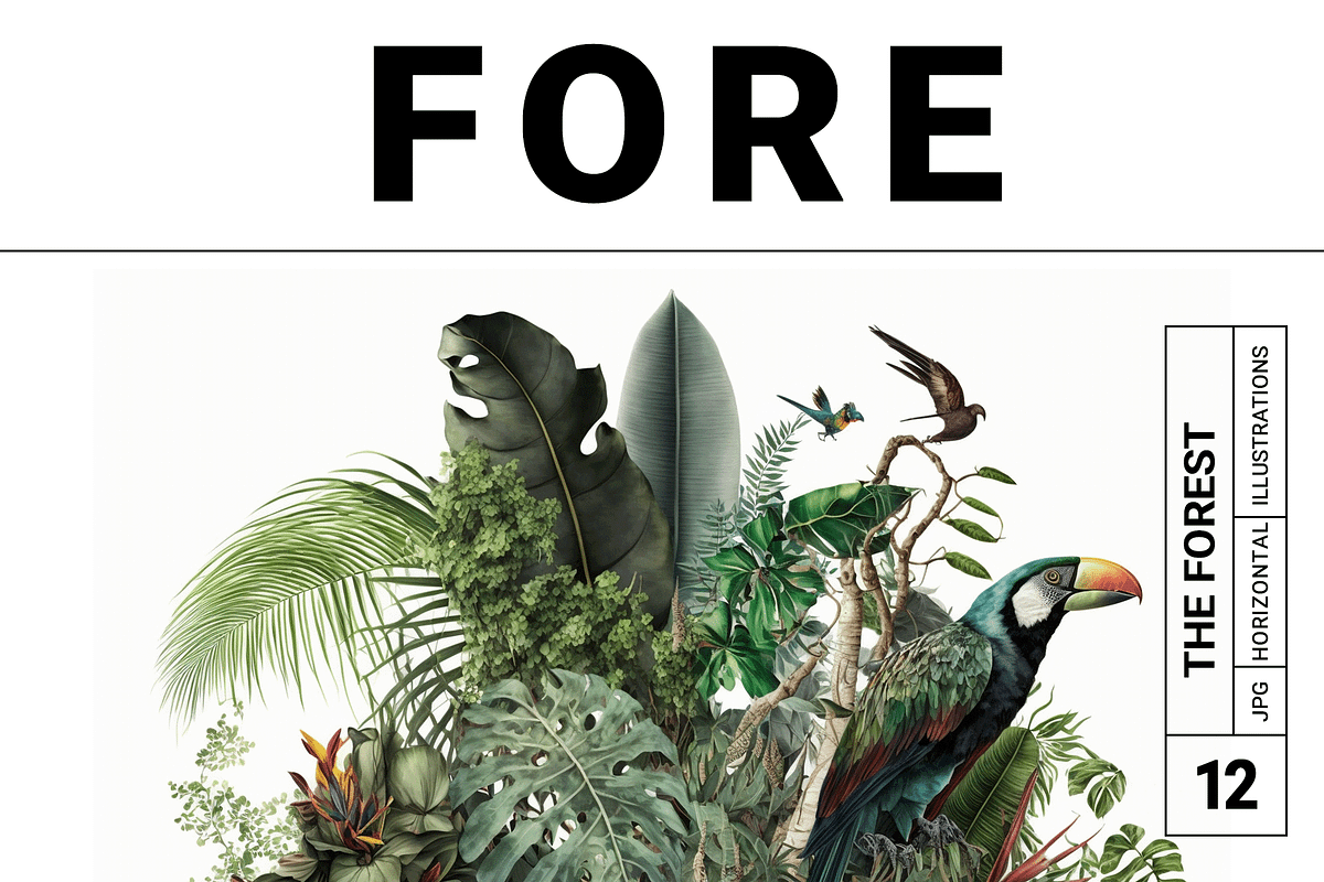 Fore Collection · The Forest, a Decorative Illustration by milatovar (Photo 1 of 14)
