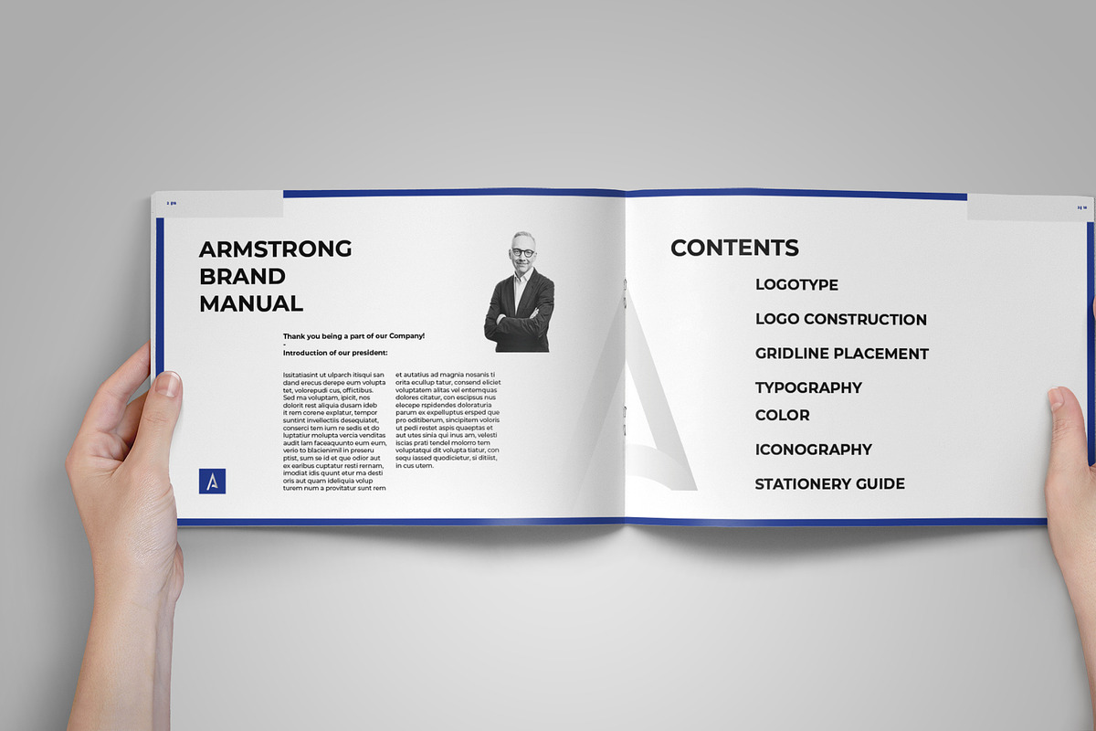 Landscape Brand Guideline Manual, a Brochure Template by Graphic Template (Photo 6 of 12)