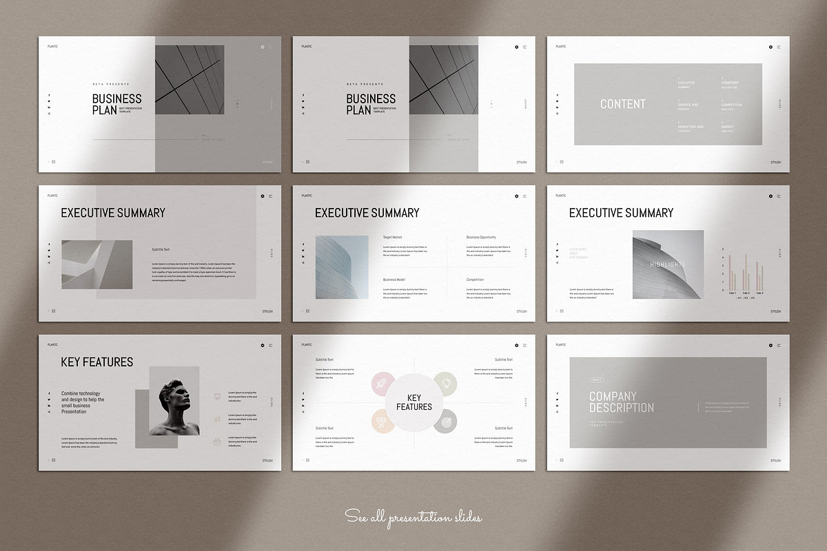 Business Plan PowerPoint Template, a Presentation Template by TemplatesForest (Photo 2 of 15)