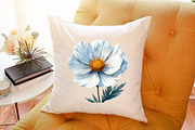Wedding White Cosmos Flower Clipart, an Illustration by Sublimation Artist (Thumbnail 6 of 6)