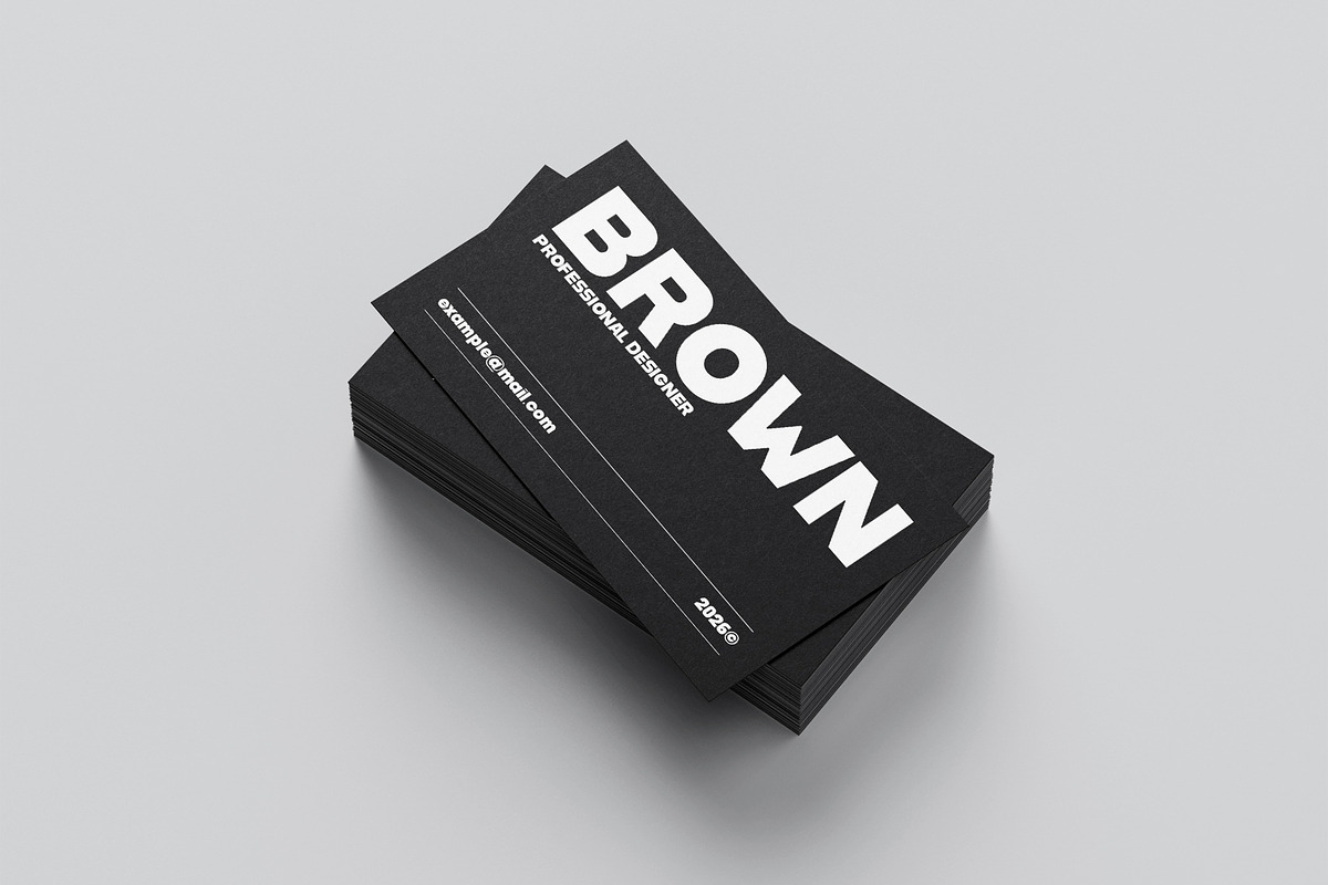 Minimal Business Card Template, a Business Card Template by ElvinPrint (Photo 3 of 6)