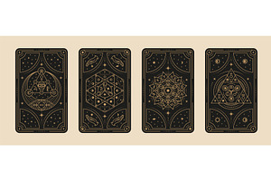 Tarot cards. Gypsy card, witches, a Background Graphic by LadadikArt