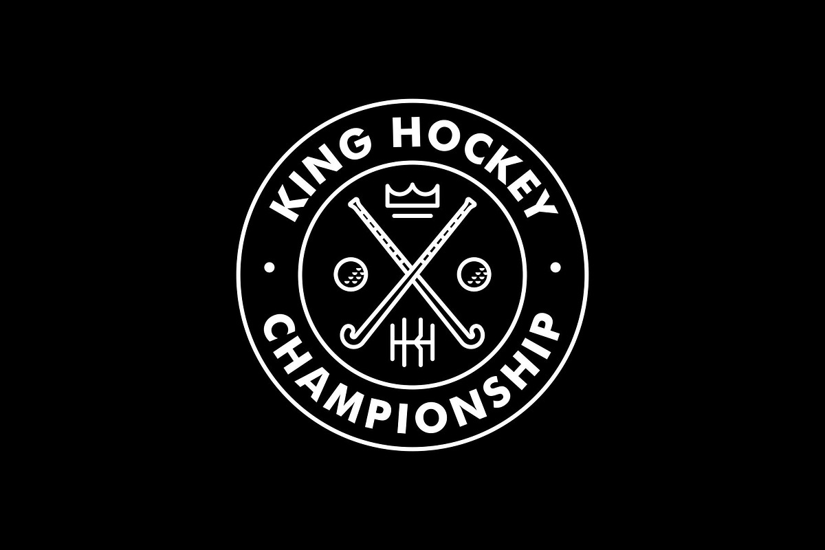 King Hockey Sport Emblem Badge Logo, a Branding & Logo Template by Buqancreative (Photo 4 of 4)