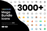 3000+ Mega Bundle line&color Icons, an Outline Icon by Design Present (Thumbnail 1 of 19)