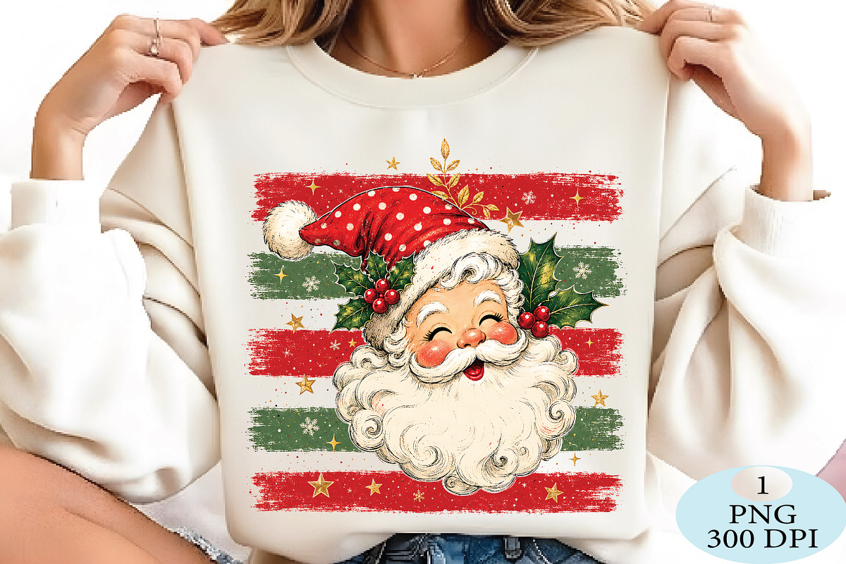 Smiling Santa Claus PNG, a Seasonal Illustration by Daily.Designs (Photo 2 of 5)
