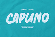 Capuno Bold Handmade Font, a Sans Serif Font by Maulana Creative (Thumbnail 1 of 7)