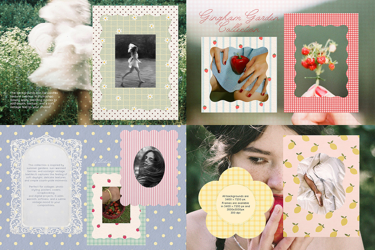 4 in 1: Cottagecore Print Bundle, a Background Graphic by Lidberia (Photo 5 of 17)