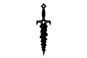 Ornamental Dagger Silhouette Bundle, an Object Illustration by Gaye Art (Thumbnail 8 of 31)