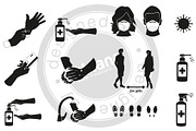 Covid19 symbols, an Icon by mesblanc (Thumbnail 1 of 2)