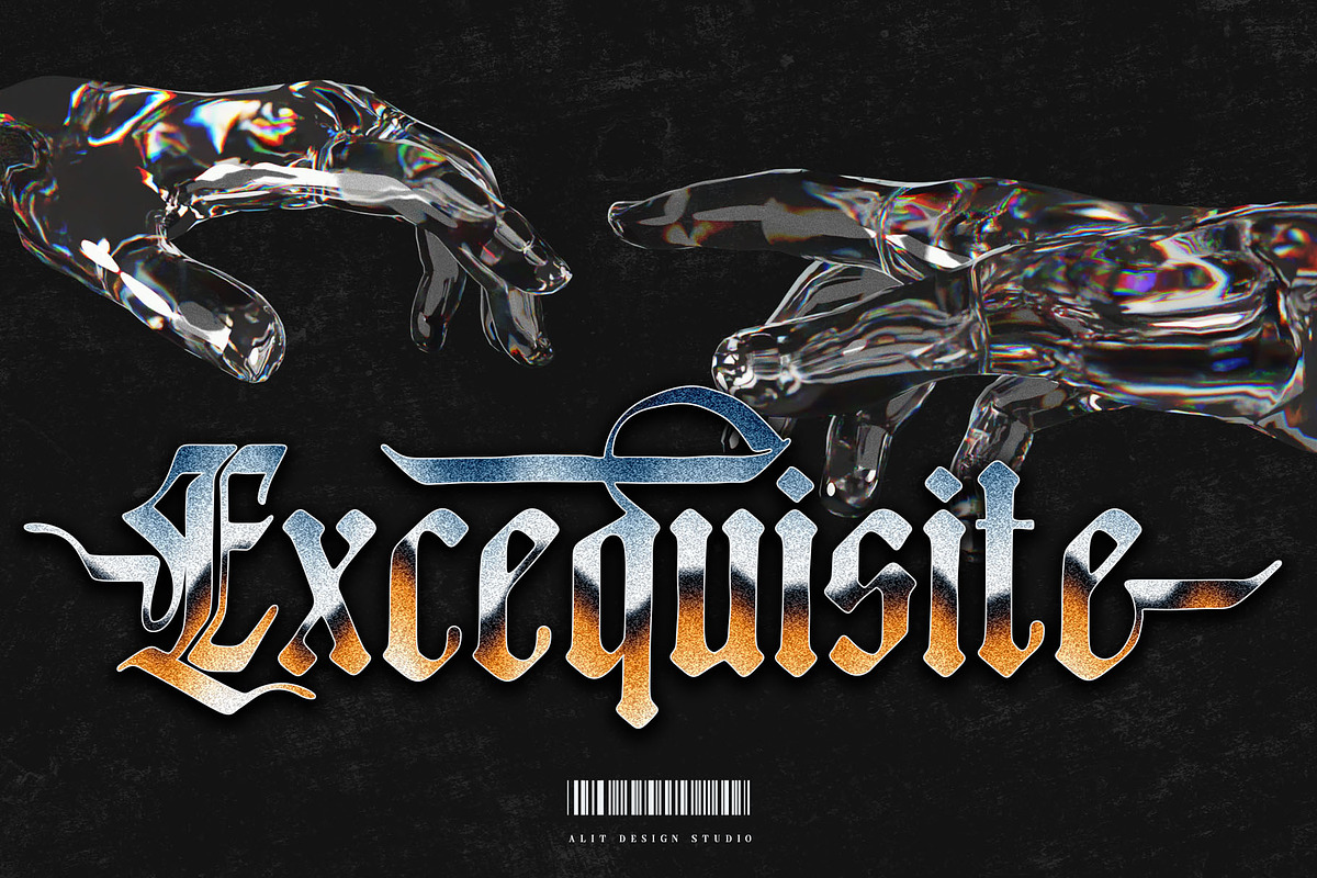 Black Dakota Typeface, a Blackletter Font by alit design (Photo 3 of 15)