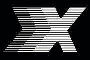 Letter X speed motion lines logo, a Branding & Logo Template by Leksono (Thumbnail 2 of 2)