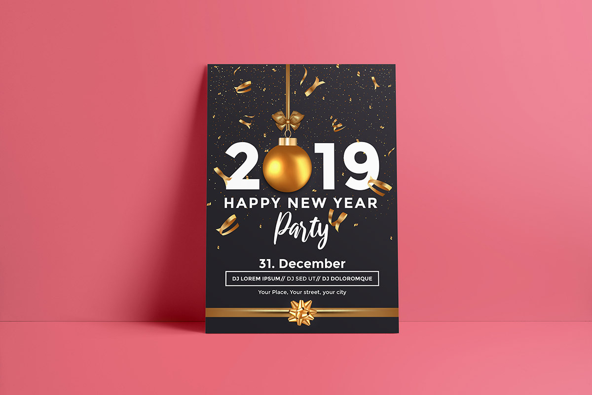 Set of 10 Christmas Party Flyers, a Brochure Template by Creative Graphics (Photo 7 of 15)
