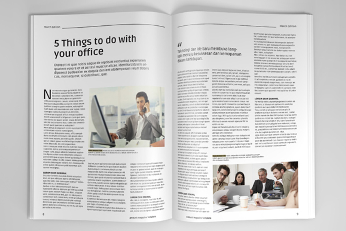 Multipurpose Magazine, a Magazine Template by DesignCorner (Photo 5 of 5)
