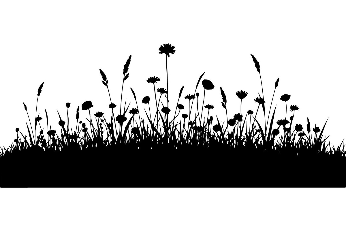 Wildflower Meadow Silhouette, an Object Graphic by Creativeshirt (Photo 17 of 20)