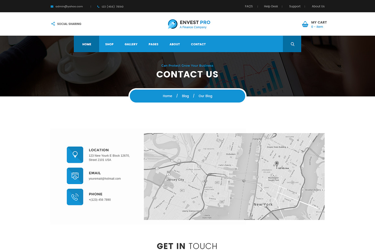 Envest Pro - Multipurpose Theme, a WordPress Template by DigitalCenturySF (Photo 9 of 18)